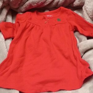 5 For $20 Carter's Vibrant Red Long Sleeve Dress